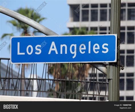 Los Angeles Street Image And Photo Free Trial Bigstock