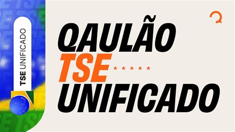 Concurso Tse Unificado Aul O Completo Para O Tribunal Superior