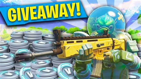 *V-BUCKS GIVEAWAY* 11,000+ V BUCKS GIVEAWAY FOR PS4, XBOX, iOS & PC! - YouTube