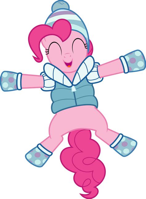 Pinkie Pie Making A Snow Angel By Jeatz Axl On Deviantart