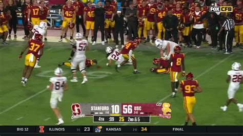 No 6 Usc Beats Stanford 56 10