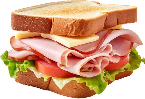 Sandwich Schinken K Se Png Mit Ai Generiert Png