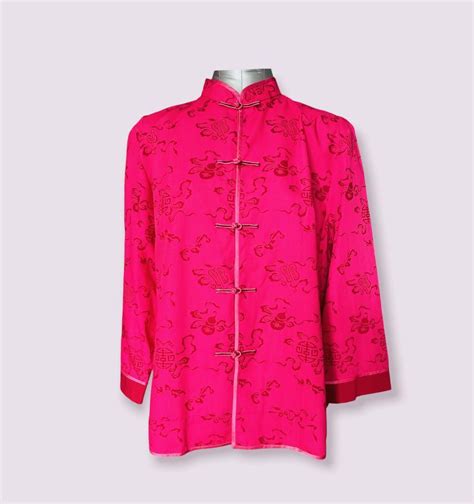 Vintage cheongsam Samfoo pink top, Women's Fashion, Dresses & Sets ...