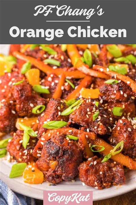 Copycat PF Chang S Orange Chicken Recipe CopyKat Recipes