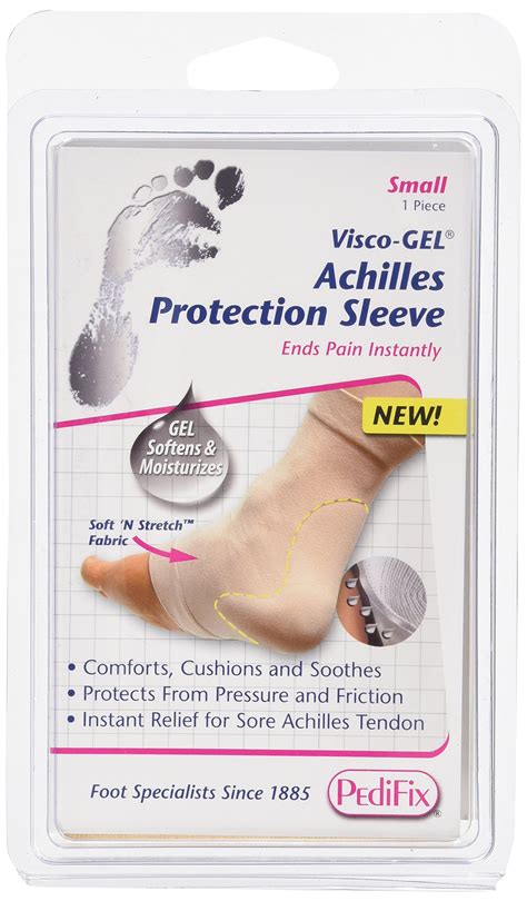 Amazon Pedifix Visco Gel Achilles Protection Sleeve Large Health