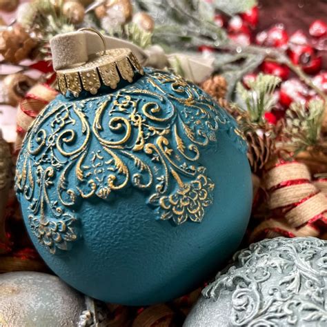 DIY Christmas Ornament Ideas Using Air Dry Clay And Molds Tutorial