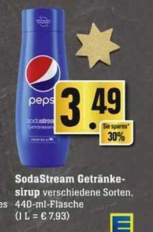 Sodastream Getr Nkesirup Angebot Bei Edeka Prospekte De