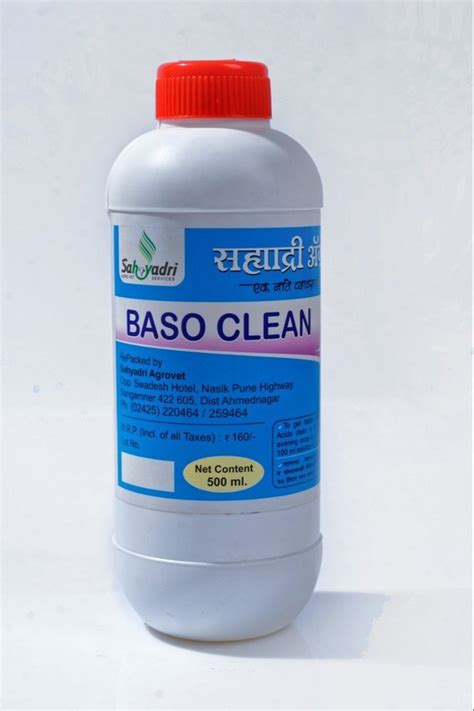 sahyadri agrovet liquid baso clean  cleaning packaging type bottle  rs piece