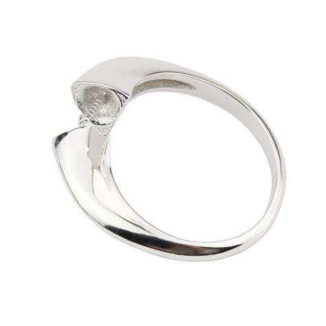 Bague Ajustable En Argent Massif Rhodi Mod Le Toi Et Moi Pic Pour