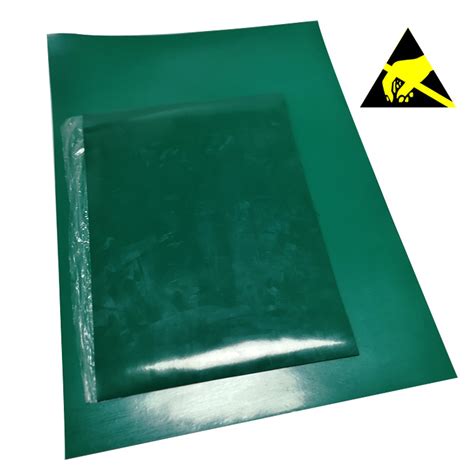 Industrial Use Grey Green Free Sample Rubber Sheet Esd Anti Static Mat