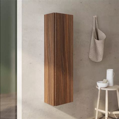 Colonna Bagno Sospesa H Cm In Legno Rovere Deciso Verano