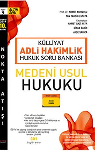 2020 Külliyat Adli Hakimlik Hukuk Soru Bankası Medeni Usul Hukuku