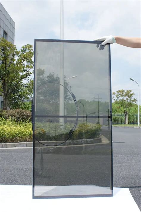 Amorphous Silicon Flexible Thin Film Transparent Bipv Solar Panel - Buy ...