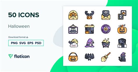 Pack De Iconos Halloween Lineal Color Iconos Svg