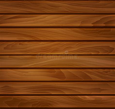 Vector Wood Background Texture Of Light Brown Wooden Planks Stock