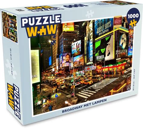 Puzzel 1000 Stukjes Volwassenen Broadway New York 1000 Stukjes