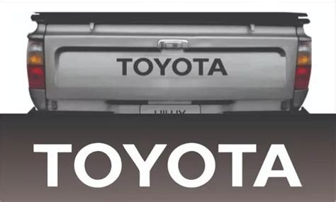 Adesivo Toyota Para Tampa Traseira Hilux Parcelamento Sem Juros