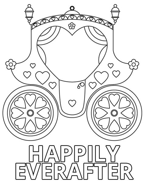 Wedding Carriage Coloring Page Wedding Coloring Pages Coloring Pages