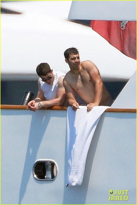 Joe And Nick Jonas Casually Flaunt Their Hot Shirtless Bodies Photo 3918867 Joe Jonas Nick