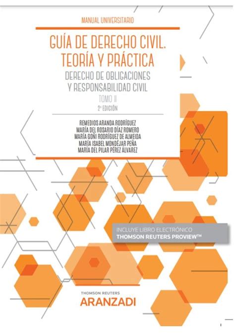 GUÍA DE DERECHO CIVIL TEORIA Y PRÁCTICA TOMO II 2ª EDICION VV AA