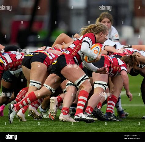 Gloucester Uk Jan Alex Matthews Gloucester In Action During