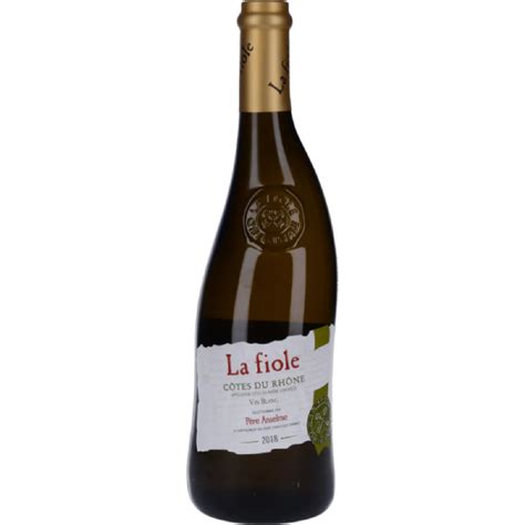 La Fiole Cotes Du Rhone White Cl Bottles And Glasses