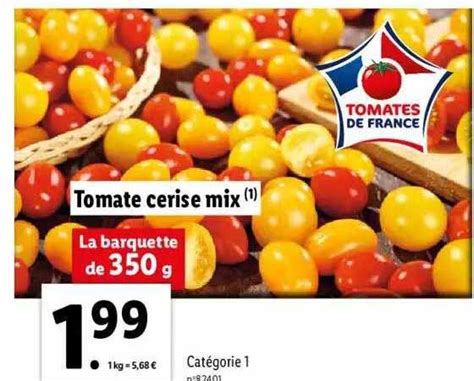 Promo Tomate Cerise Mix Chez Lidl Icatalogue Fr