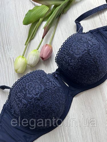 Бюстгальтер - анжелика Anfen (чашка E) синий, кружевной, лифчик, пятый ...
