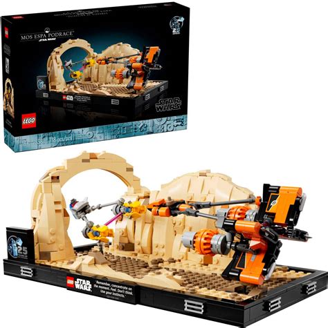 LEGO Star Wars Mos Espa Podrace Diorama Build And Display Set 75380