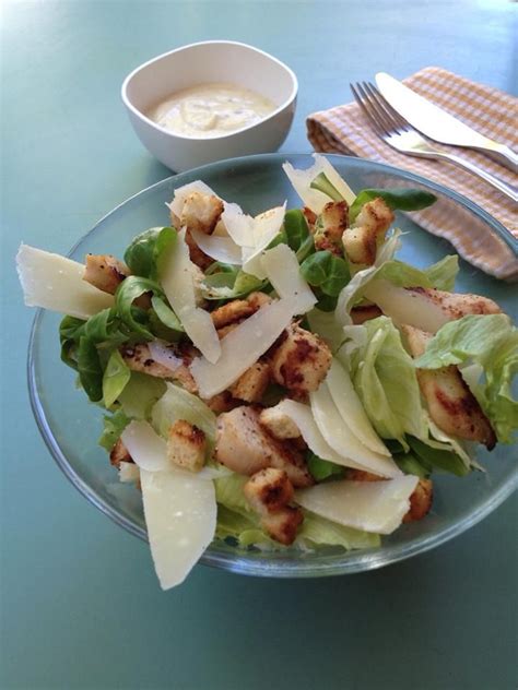 Ensalada César De Pollo Una De Las Ensaladas Más Internacionales