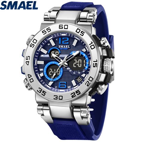 Smael Montres Num Riques De Sport Pour Hommes Montre Bracelet Tanche