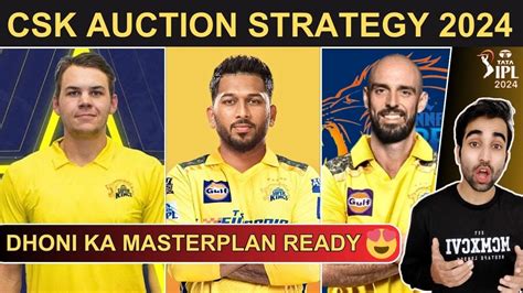 Csk Auction Strategy Csk Target Players Retained And Release