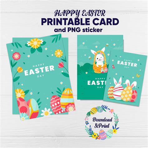 Happy Easter Printable Card Printable Easter Card Easter Card Printable Happy Easter Png