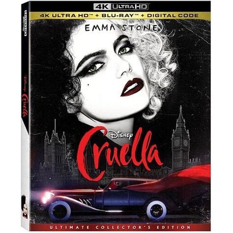 Cruella Walmart Exclusive 4K Ultra HD Blu Ray Digital Code