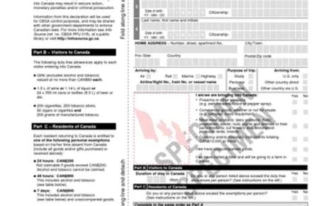 Form E311 Declaration Card Specimen Printable Pdf Download – Otosection