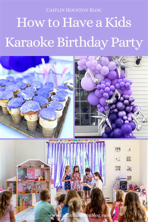 How to Have a Kids Karaoke Birthday Party - Caitlin Houston