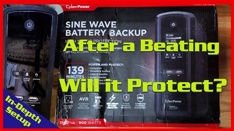 Cyberpower Cst S Ups Sine Wave Battery Backup In Depth Setup Youtube