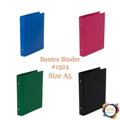 Jual Bantex Multiring Binder 20 Ring 25mm A5 Semua Warna 1324 Shopee