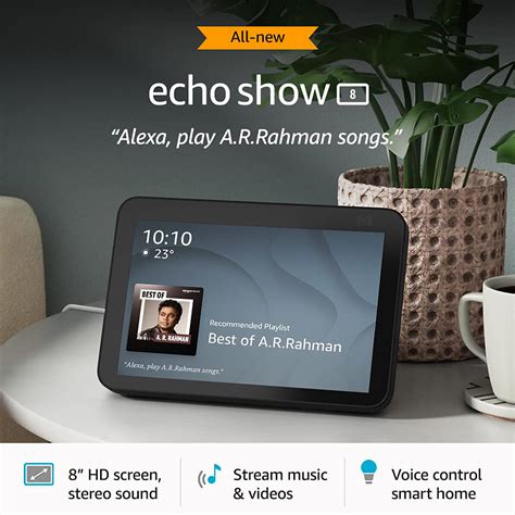 Buy Amazon Echo Show 8 2nd Gen With Built In Alexa Smart Wi Fi