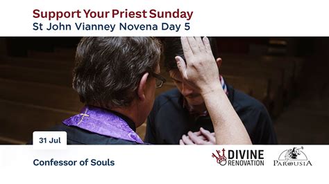 Support Your Priest Sunday St John Vianney Novena Day Youtube