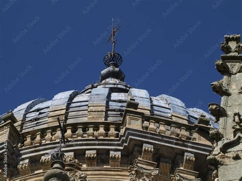 Detalle Del Cimborrio De La Catedral Nueva De Salamanca Stock Photo