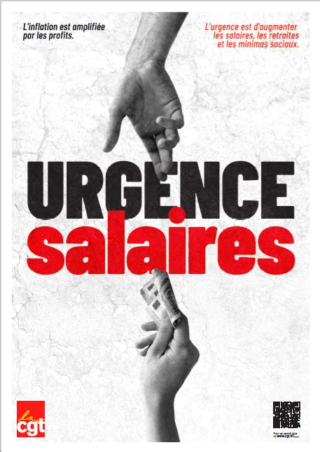 Affiche Et Visuels Urgence Salaires Cgt