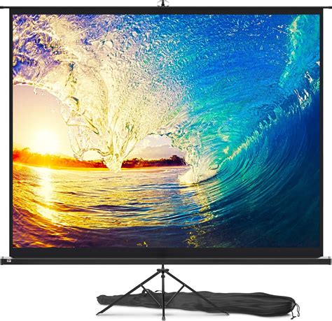 Amazon Projector Screen With Stand Inch Indoor And Outdoor