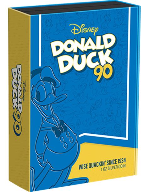 Donald Duck Jahrestag Oz Silberm Nze Niue