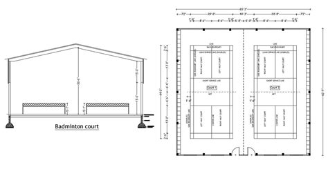 Badminton Court Floor Plan - floorplans.click