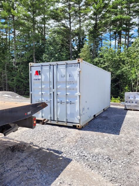 20 ft storage container rental delivered to Topshom, Maine | Abco ...