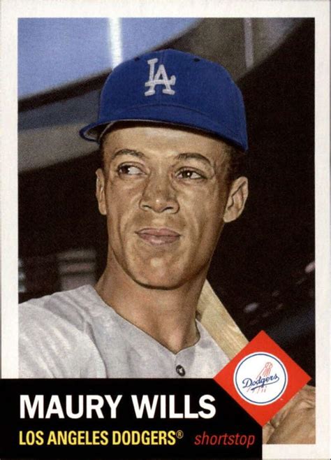 Amazon 2023 Topps The MLB Living Set 597 Maury Wills Los Angeles