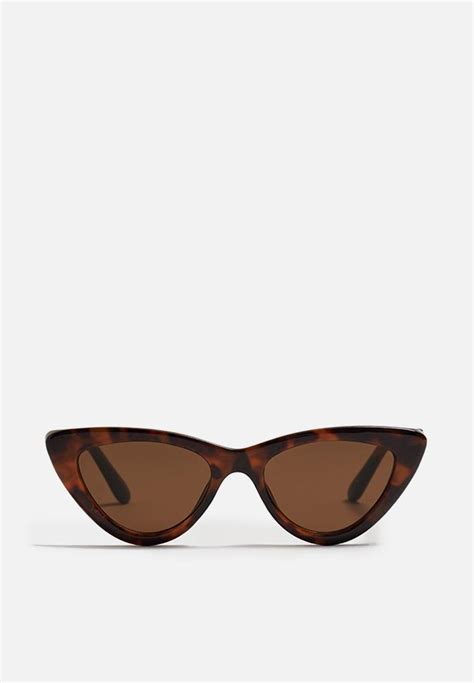 Cat Eye Sunglasses Tan Mango Eyewear