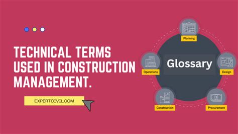 80 Construction Management Terms Glossary