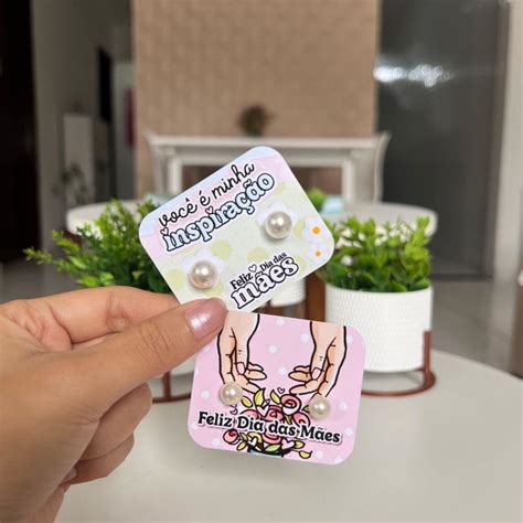 Card Com Brincos Dia Das Mães Elo7 Produtos Especiais